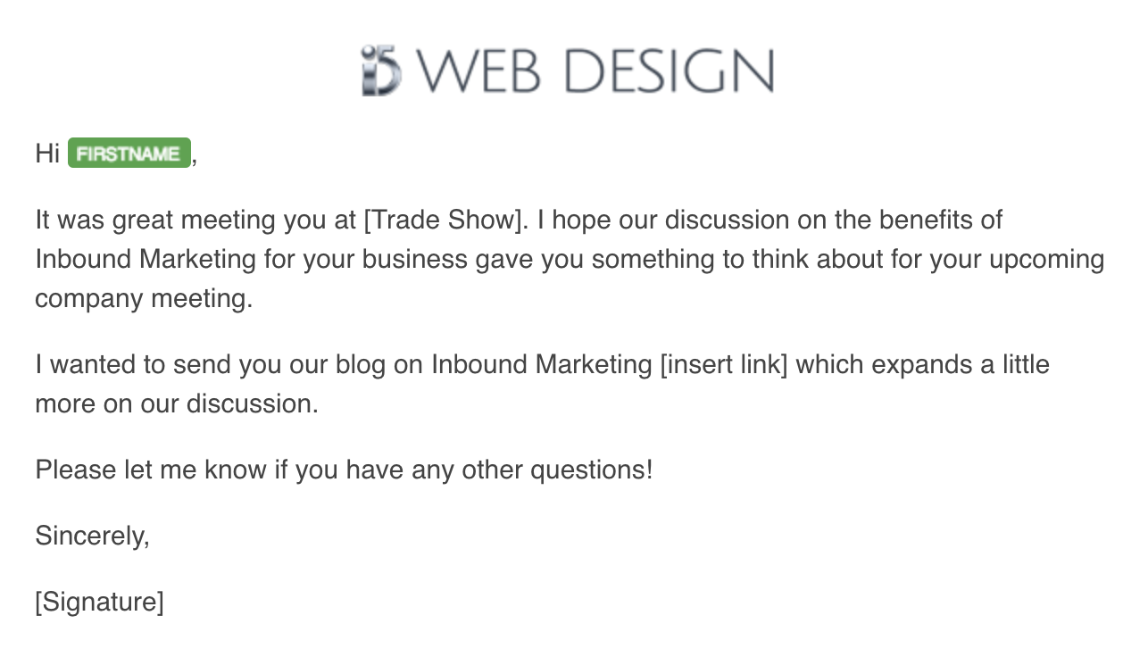 Trade_Show_Emails_Sample_Personal_Email